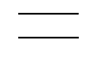 Müller-Lyer optical illusion animation
