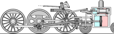 steam locomotive cylinder