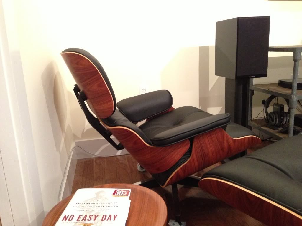 Question about oiled palisander on an Eames Lounge Chair