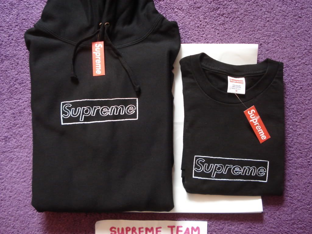 kaws box logo hoodie