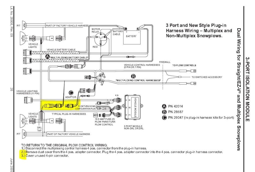 Western 3 Port Isolation Module Wiring Diagram - Complete Wiring Schemas