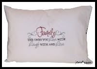 'Family' Embroidered Pillow <br> CYBER MONDAY FREE SHIPPING