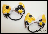 Yellow Flower Bow Tie Minis