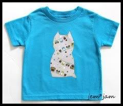 Owl on Line Appliqued Tee Size 2 {12/18M}