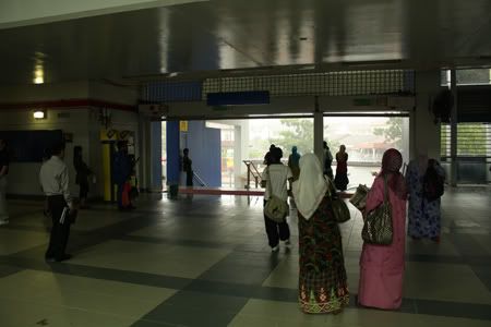 stuck at lrt station heavy rain