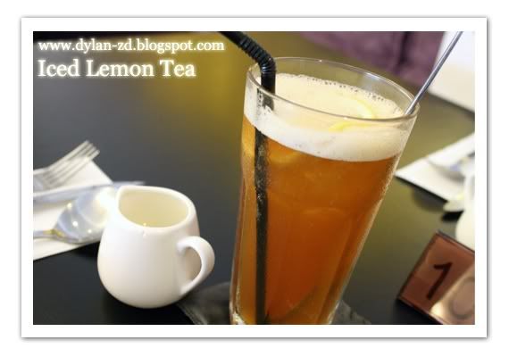 iced lemon tea