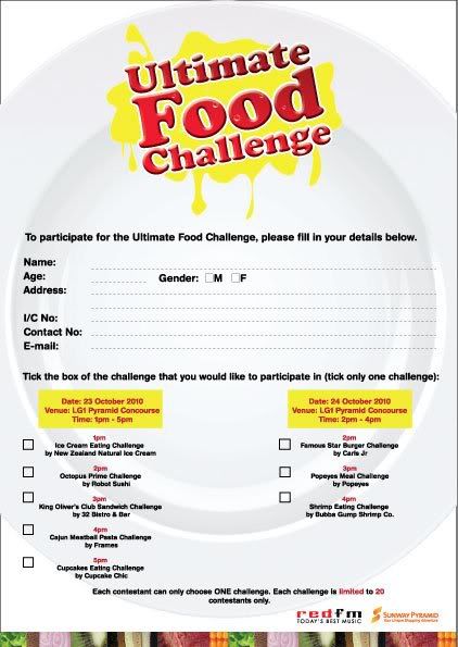 sunway pyramid ultimate food challenge