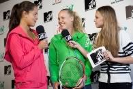 caroline wozniacki with ana ivanovic mtv interview