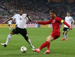 Ronaldo Images on Cristiano Ronaldo Crosses The Ball During Euro 2012 Match Portugal Vs