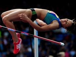 jessica ennis high jump uk olympic trials 2012