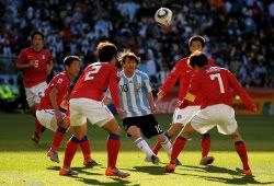 Lionel Messi world cup 2010 argentina vs south korea