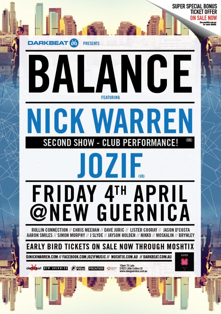 darkbeat balance club show Nick warren jozif