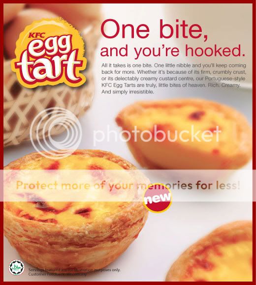 KFC Egg Tart One bite, and you're hooked!