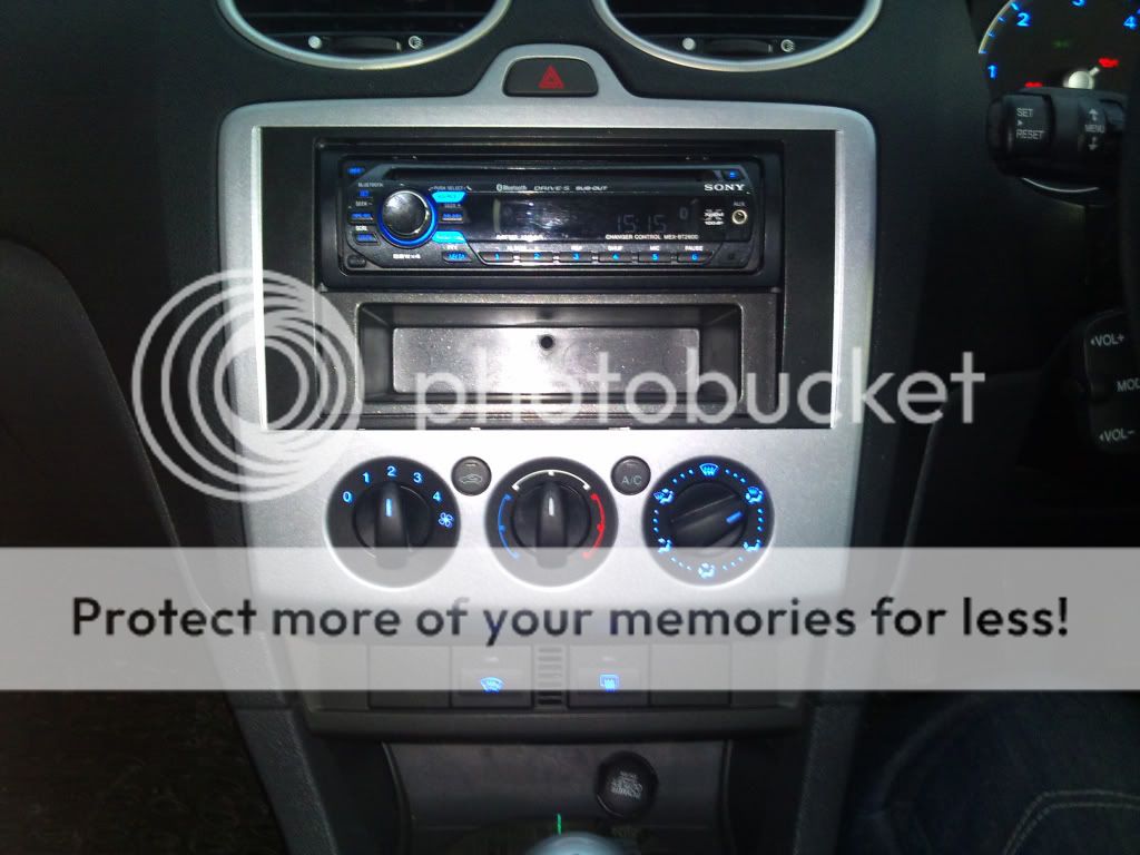 Ford focus double din to single din